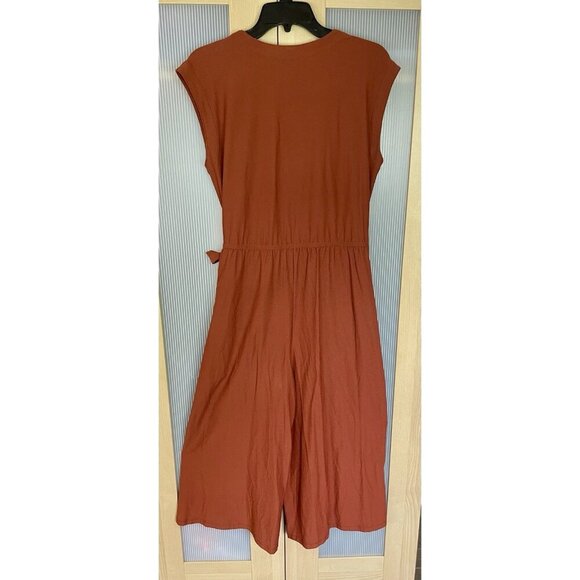 Eileen Fisher Lightweight Stretch Jumpsuit Sz S Dress Casual Travel Summer Beach - Picture 5 of 7